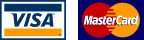 credit card icons for visa and mastercard